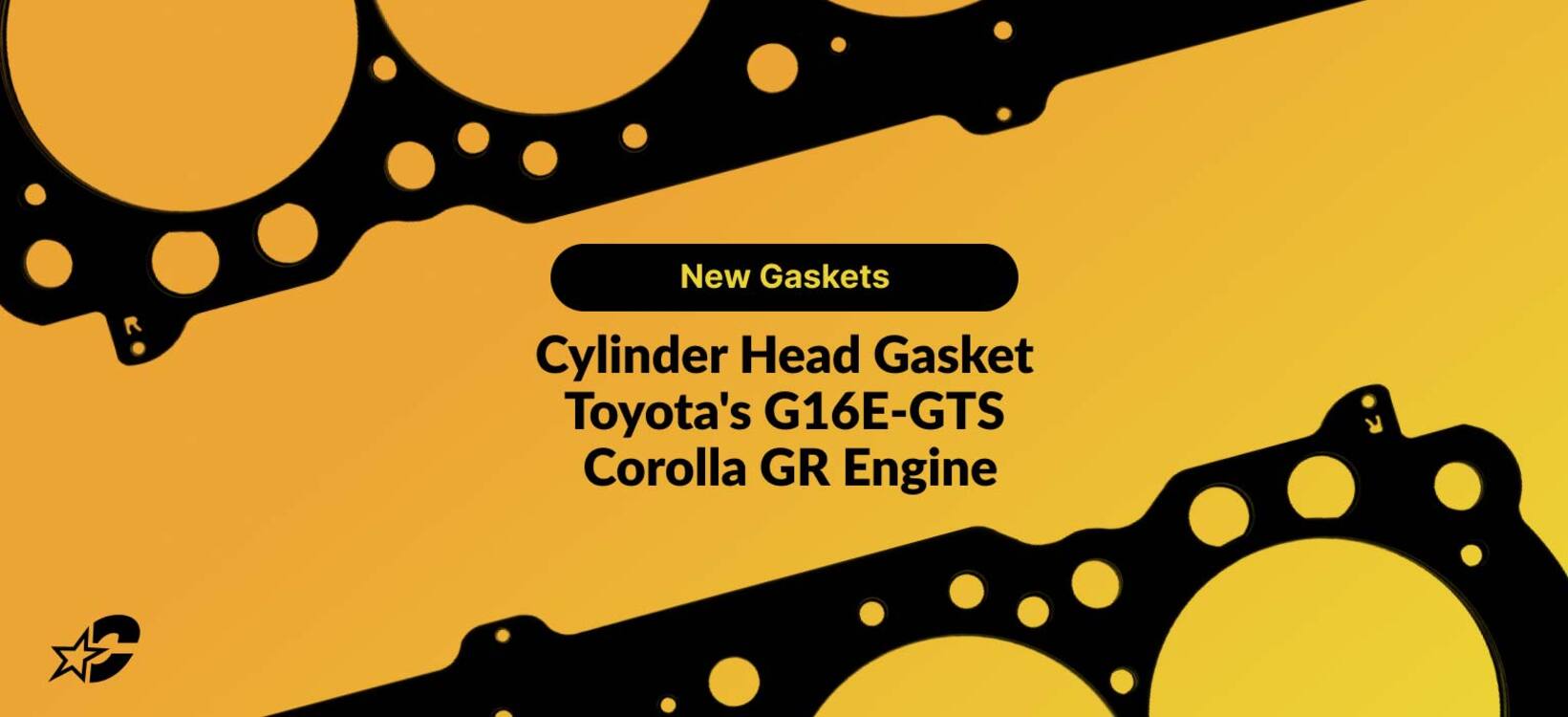 Cylinder Head Gasket Toyota's G16E-GTS Corolla GR Engine